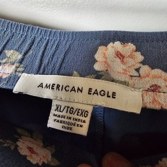 EUC AMERICAN EAGLE OUTFITTERS FLORAL MINI SKIRT SIZE XL - Picture 13 of 14